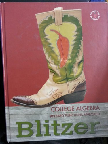 Imagen de archivo de College Algebra : An Early Functions Approach a la venta por Better World Books