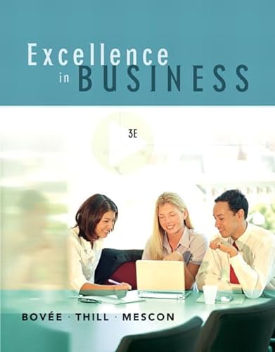 Stock image for Excellence in Business for sale by SecondSale