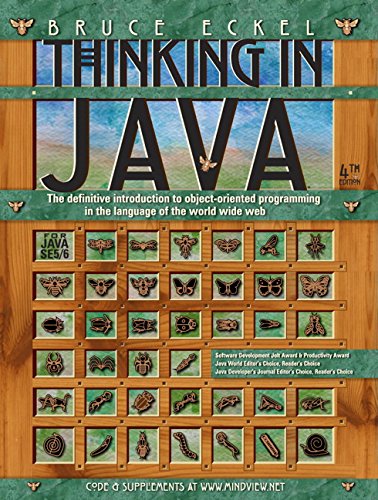 Stock image for Thinking in Java for sale by Your Online Bookstore