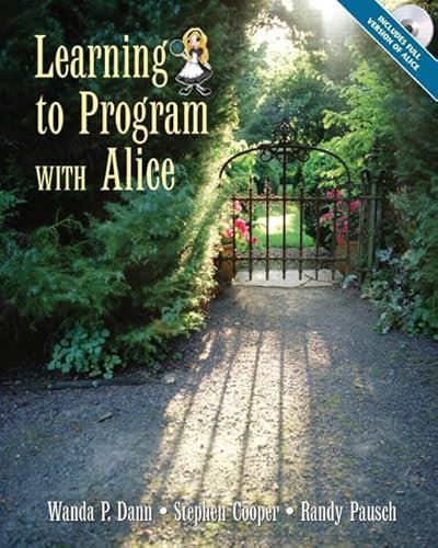 Imagen de archivo de Learning to Program with Alice a la venta por Wonder Book