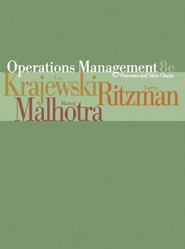 Beispielbild fr Operations Management: Process and Value Chains (8th Edition) zum Verkauf von Wonder Book