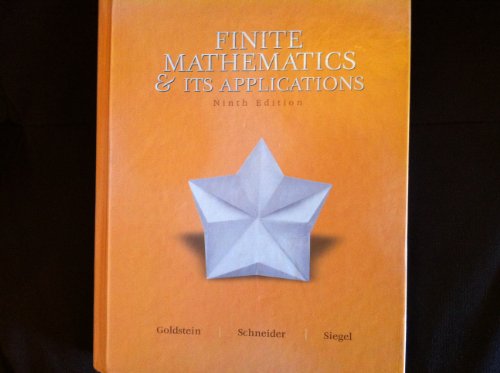 9780131873643: Finite Mathematics and Its Applications (9th Edition)