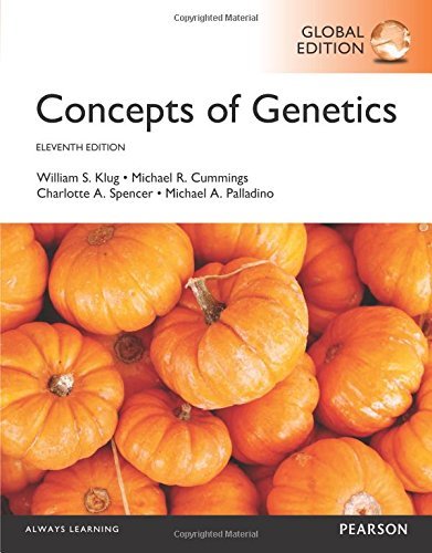 Concepts of Genetics (9780131874152) by Klug, William S.; Cummings, Michael R.