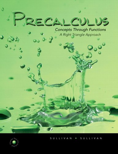 Beispielbild fr Precalculus : Concepts Through Functions, a Right Triangle Approach to Trigonometry zum Verkauf von Better World Books