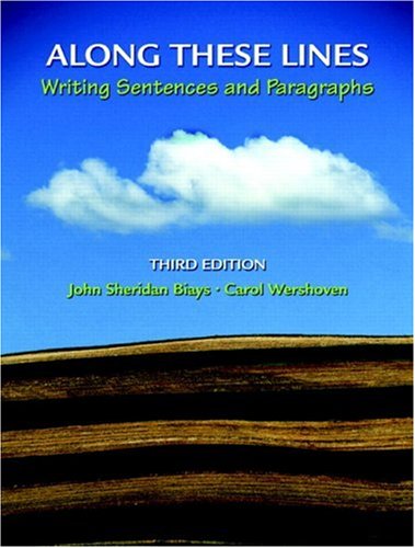 Stock image for Along These Lines: Writing Sentences and Paragraphs [With Access Code] for sale by ThriftBooks-Atlanta