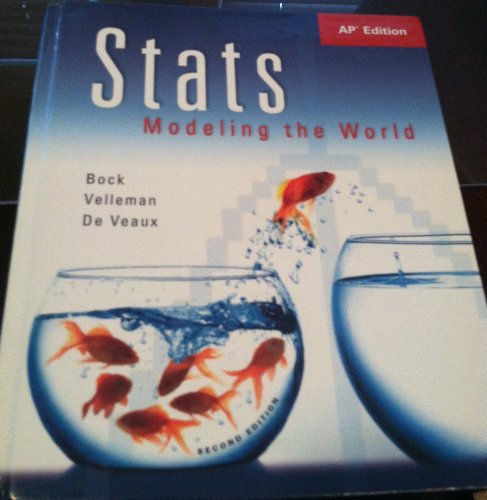 Beispielbild fr Stats: Modeling the World, AP Edition zum Verkauf von Your Online Bookstore