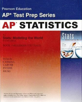 Imagen de archivo de AP* Test Prep Workbook for Stats: Modeling the World, 2nd Edition a la venta por SecondSale