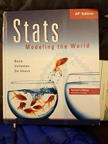 9780131876231: Stats: Modeling the World Teacher's Edition 2nd Edition