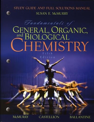 Stock image for Study Guide to Fundamentals General Organic & Biological Chemistry for sale by SecondSale