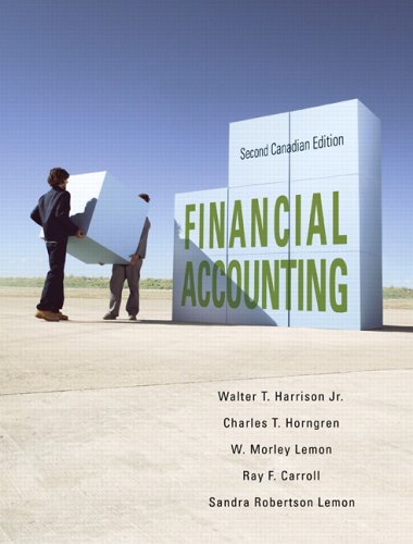 Stock image for Financial Accounting, Second Canadian Edition (2nd Edition) for sale by SecondSale