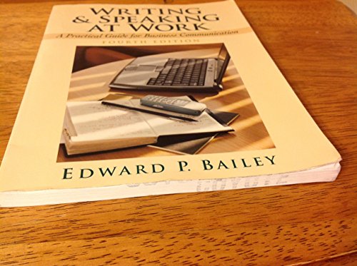 Imagen de archivo de Writing and Speaking at Work: A Practical Guide for Business Communication a la venta por ThriftBooks-Dallas