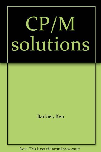 Imagen de archivo de CP/M solutions a la venta por Basement Seller 101