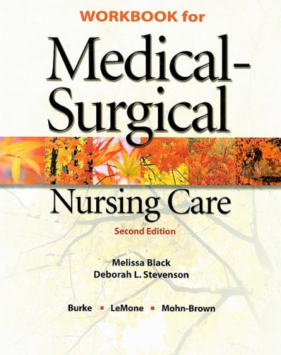Imagen de archivo de Workbook for Medical-Surgical Nursing Care a la venta por ThriftBooks-Atlanta