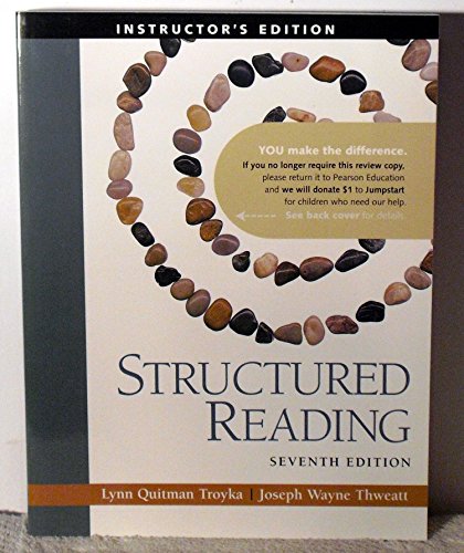 Beispielbild fr Structured Reading--Instructor's Edition (Seventh Edition) zum Verkauf von Better World Books: West