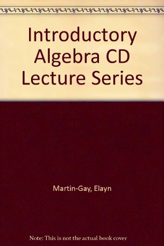 Beispielbild fr Introductory Algebra 3rd Edition Cd Lecture Series zum Verkauf von BookHolders