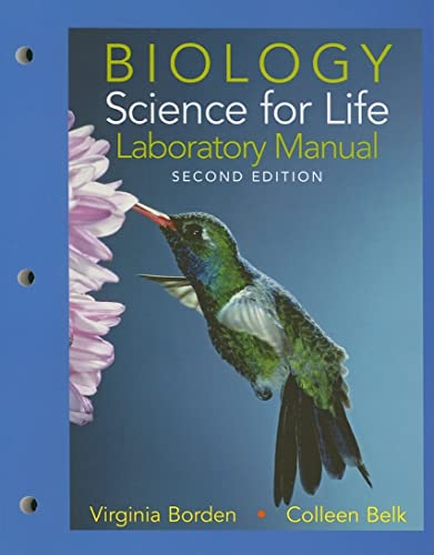 Imagen de archivo de Laboratory Manual for Biology: Science for Life a la venta por HPB-Red