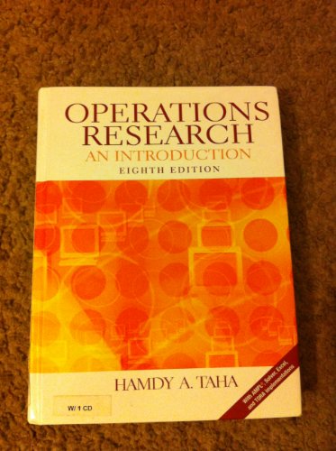 Stock image for Operations Research: An Introduction for sale by Your Online Bookstore