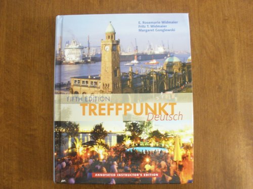 Stock image for TREFFPUNKT DEUTSCH (ANNOTATED INSTRUCTOR'S EDITION) for sale by BooksRun
