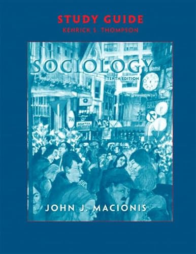 Beispielbild fr Sociology: Study Guide zum Verkauf von Wonder Book