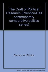 Imagen de archivo de The Craft of Political Research (Prentice-Hall Contemporary Comparative Politics Series) a la venta por Wonder Book