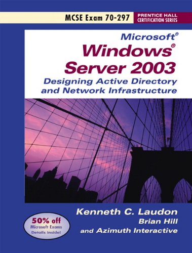 Stock image for Microsoft Windows Server 2003; MCSE Exam 70-297 (With Unopened CD Rom) for sale by James Lasseter, Jr