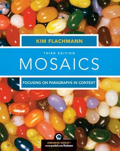 Stock image for Mosaics : Focusing on Paragraphs in Context for sale by Better World Books