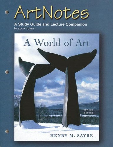 Stock image for Artnotes to Accompany a World of Art: A Study Guide and Lecture Companion for sale by Inquiring Minds