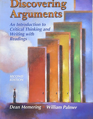 Beispielbild fr Discovering Arguments: An Introduction to Critical Thinking And Writing With Readings zum Verkauf von SecondSale