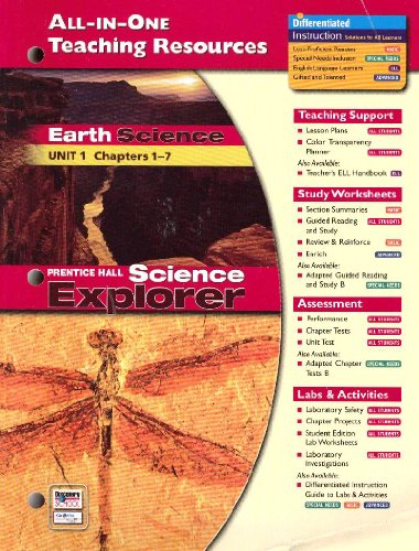 9780131903111: All-in-One Teaching Resources Earth Science, Unit 1: Chapters 1-7 (Prentice Hall Science Explorer) by Pearson (2005) Paperback
