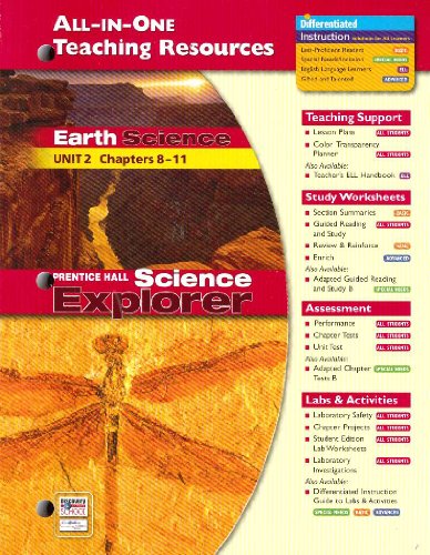 Stock image for All-In-One Teaching Resources Book Earth Science Unit 2 Chapters 8-11 for sale by TextbookRush