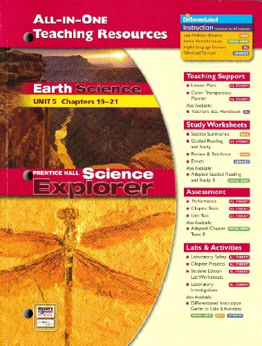 Stock image for All-In-One Teaching Resources Earth Science Unit 5 Chapters 19-21 Prentice Hall Science Explorer for sale by Walker Bookstore (Mark My Words LLC)