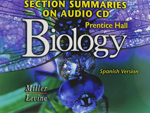 Beispielbild fr PRENTICE HALL MILLER LEVINE BIOLOGY SECTION SUMMARIES ON CDROM SPANISH 2004C zum Verkauf von Revaluation Books