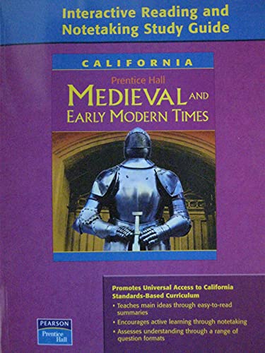 9780131911253: Medieval and Early Modern Times: California: Interactive Reading and Notetaking