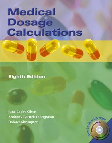 Stock image for MEDICAL DOSAGE CALCULATIONS PIE for sale by Iridium_Books