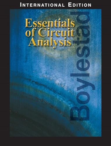 9780131911970: Essentials of Circuit Analysis: International Edition