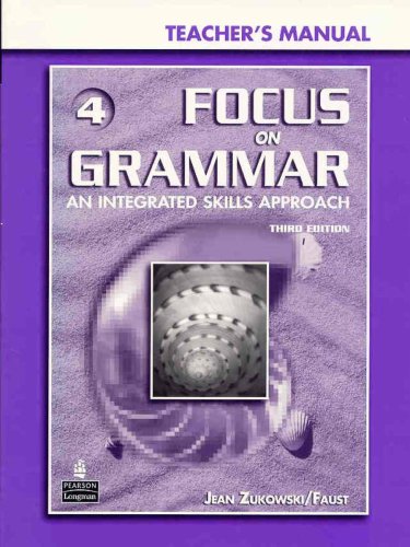 Beispielbild fr Focus on Grammar, High Intermediate, Teacher's Manual and CD-ROM zum Verkauf von Better World Books