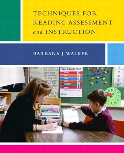 Imagen de archivo de Techniques for Reading Assessment and Instruction a la venta por Better World Books