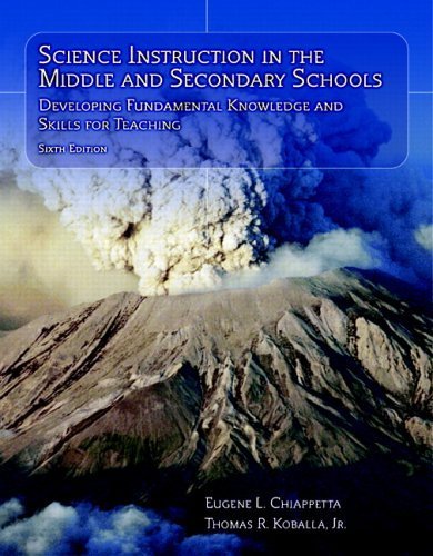 9780131916562: Science Instruction In The Middle And Secondary Schools