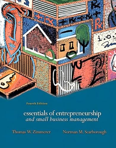 Imagen de archivo de Essentials of Entrepreneurship and Small Business Management: International Edition a la venta por MusicMagpie