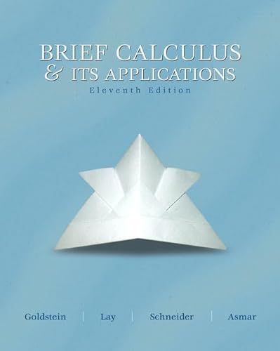 Beispielbild fr Brief Calculus And Its Applications (11th Edition) ; 9780131919655 ; 0131919652 zum Verkauf von APlus Textbooks