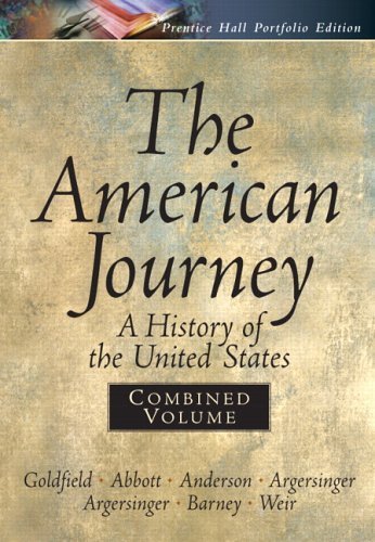 Beispielbild fr The American Journey : A History of the United States zum Verkauf von Better World Books: West