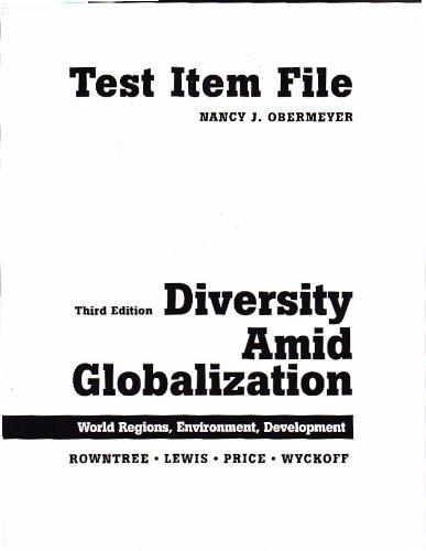 9780131922099: Diversity Amid Globalization (Test Item File (Nancy J. Obermeyer))