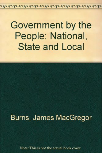 Imagen de archivo de Government By The People: National, State And Local [high School Edition] ; 9780131924918 ; 0131924915 a la venta por APlus Textbooks