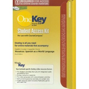 Stock image for OneKey 2.0 with Quia Blackboard, Student Access Kit, Mosaicos for sale by BookHolders