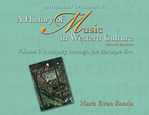 Stock image for Anthology of Scores To History of Music in Western Culture, Volume 1: Antiquity Through the Baroque Era (v. 1) for sale by SecondSale