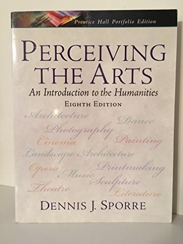 Beispielbild fr Perceiving The Arts: An Introduction To The Humanities zum Verkauf von Wonder Book