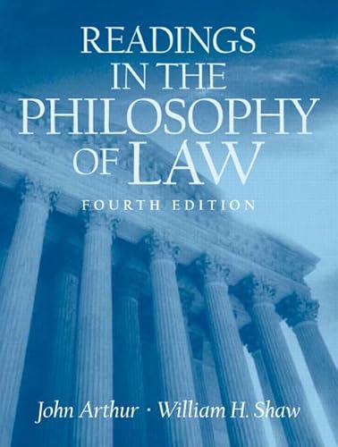 Beispielbild fr Readings in the Philosophy of Law zum Verkauf von BooksRun