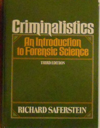 Stock image for Criminalistics: An Introduction to Forensic Science for sale by Wonder Book