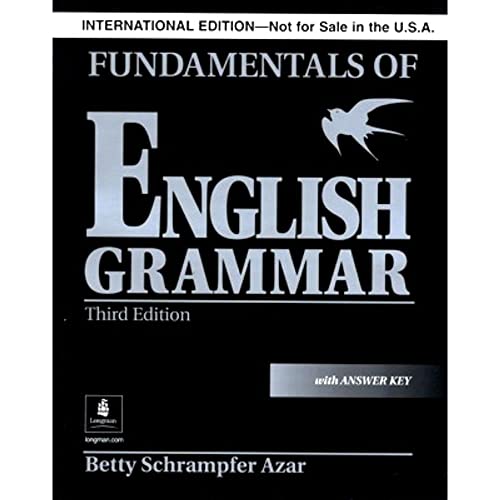 9780131933064: Fundamentals of English Grammar with Answer Key (Black), International Version, Azar Series