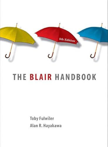Imagen de archivo de The Blair Handbook a la venta por Better World Books